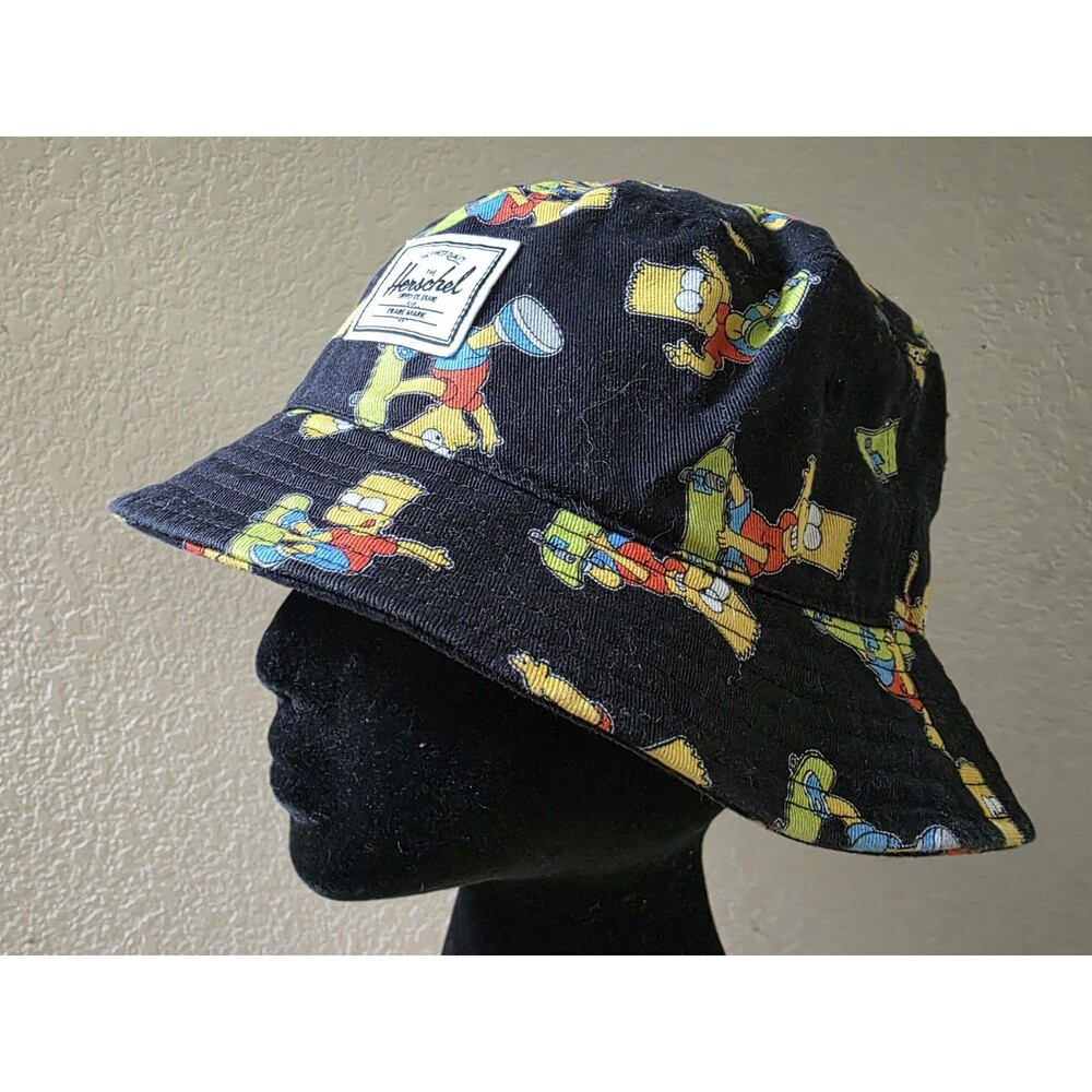 Herschel Supply Bart Simpson Skating Bucket Hat The Simpsons All Over Print S/M